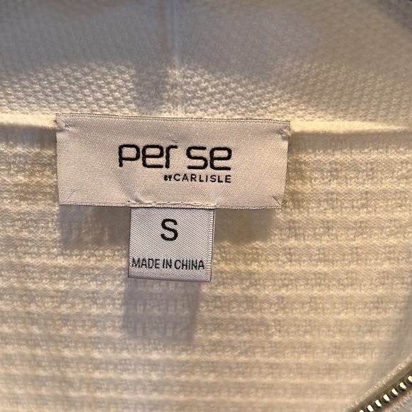 Per se by Carlisle white cardigan sweater - Picture 4 of 9